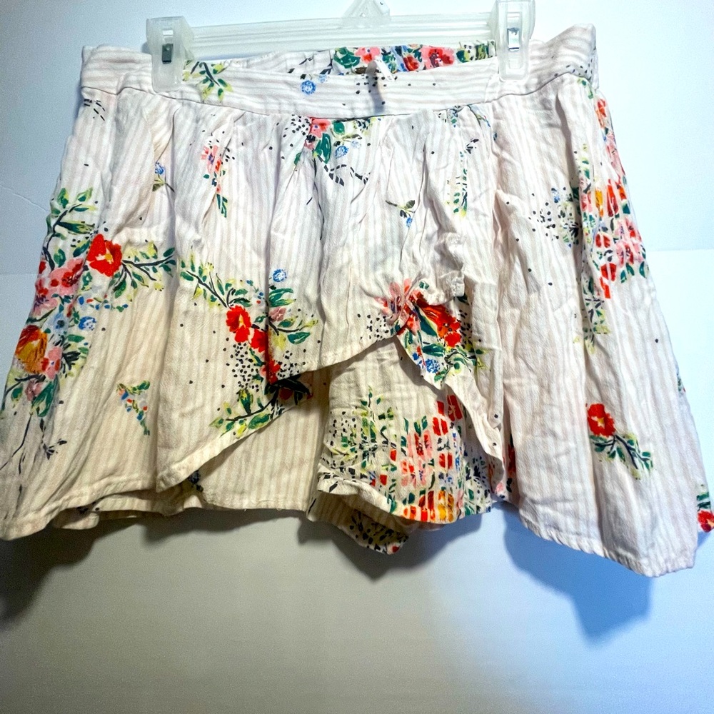 Free People Floral Skort